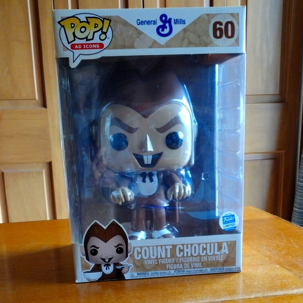 Count Chocula Funko Pop Ad Icons  #60 General Mills 10" Funko Limited Edition